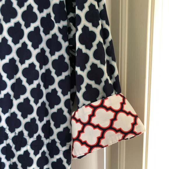 Geometric print cover up - Picture 3 of 4